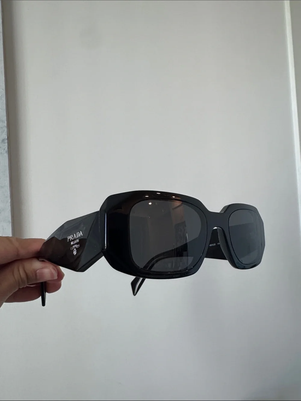 PRADA PR 17W Black Frame Sunglasses Unisex